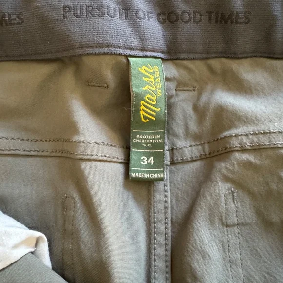 Marsh Wear green/khaki tech pants - Picture 3 of 3